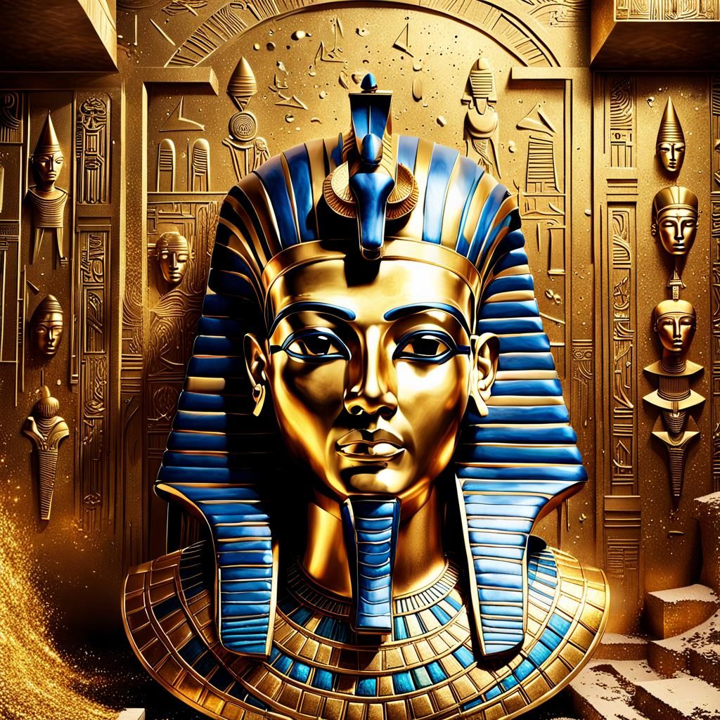 Golden mask of Tutankhamun