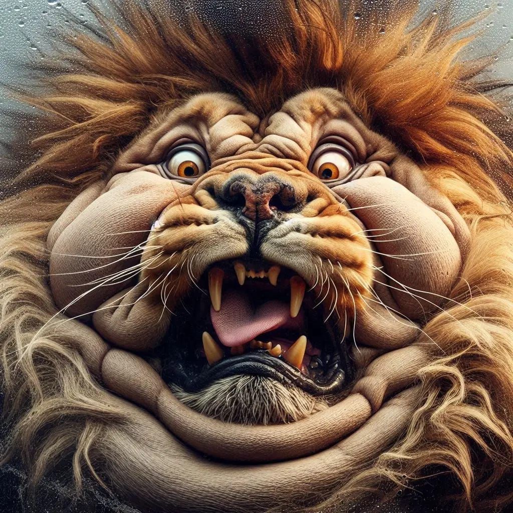 Frustrated Lion