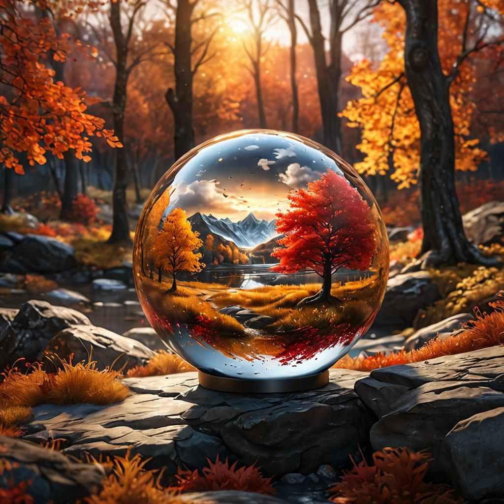 Autumn melody of the sphere  by @Elena