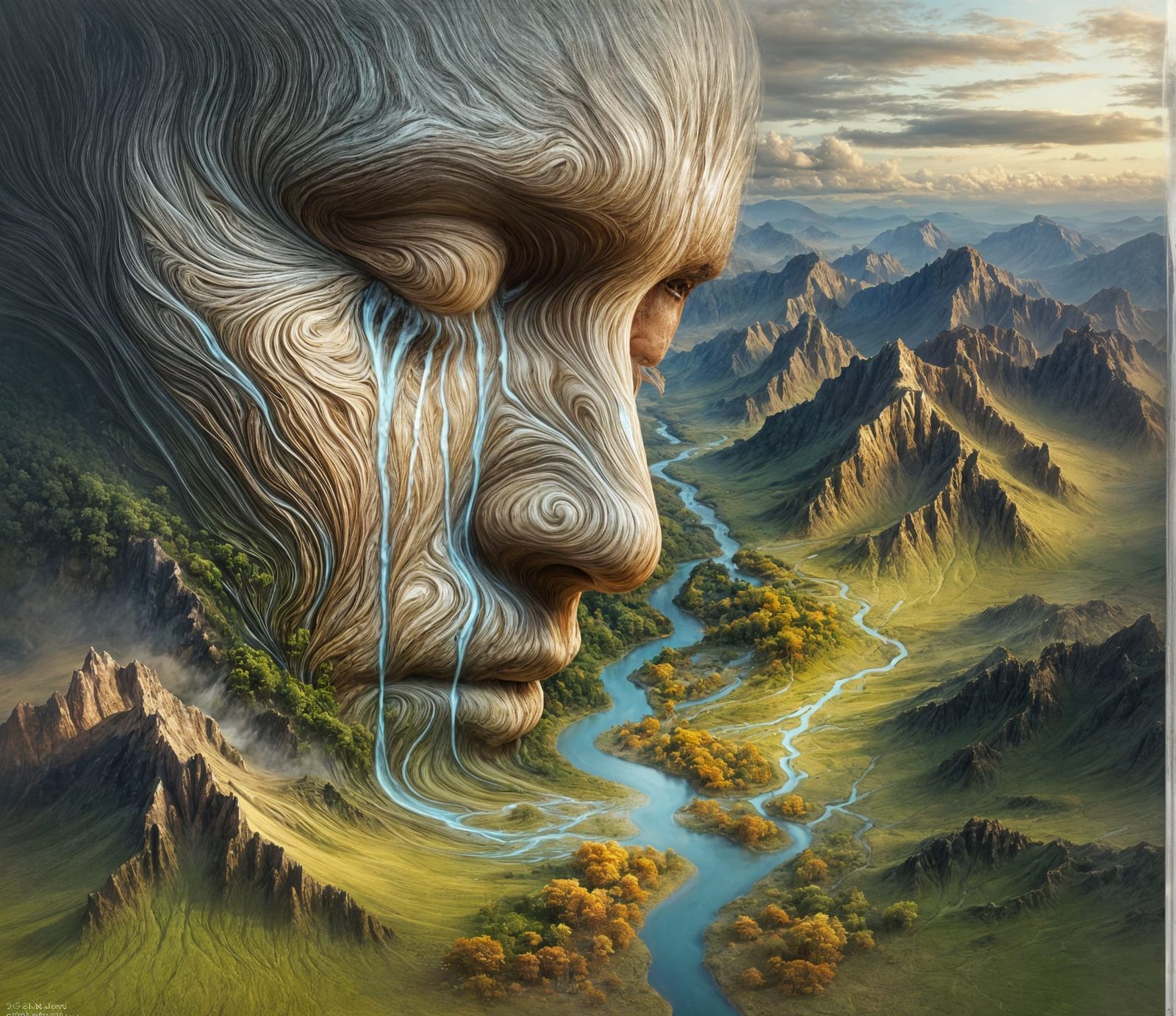 The Giant Cries  by @Kindly Offer