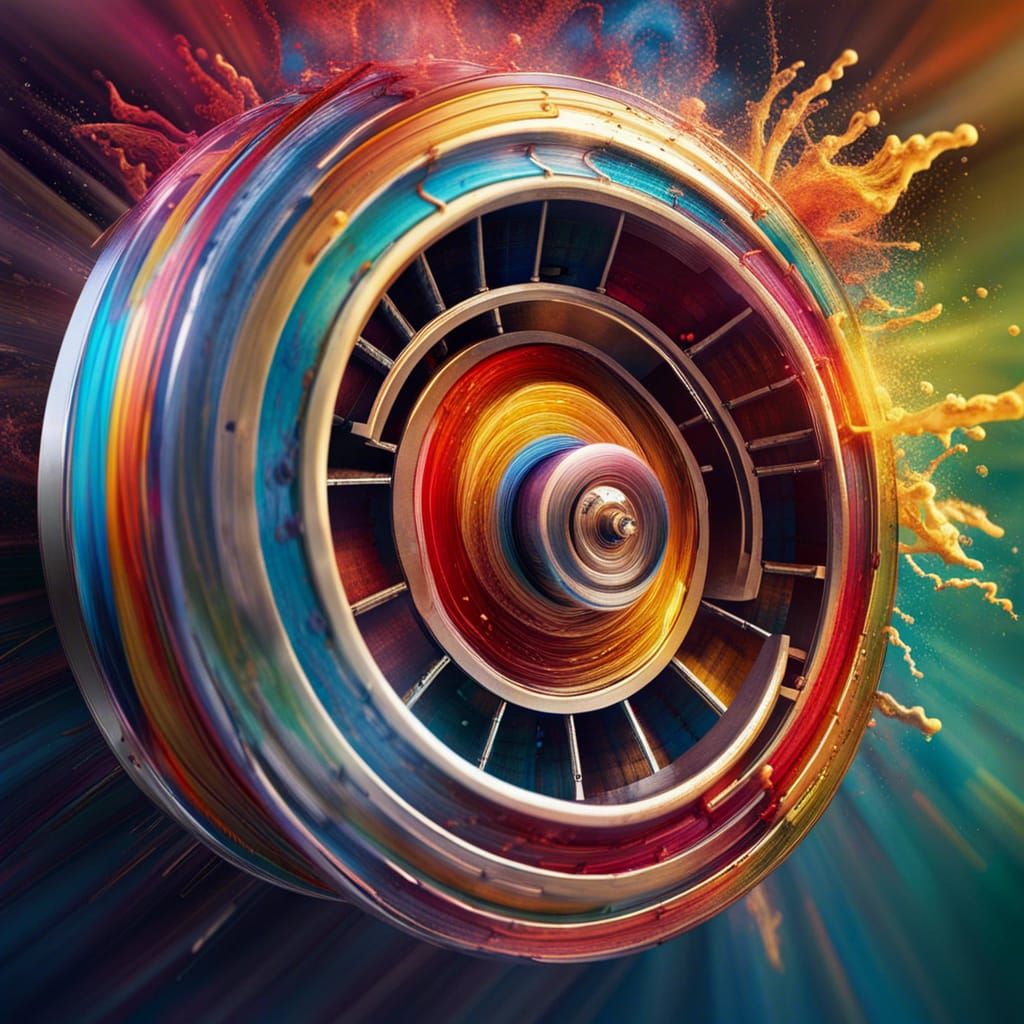 Spinning Spiraling Machine