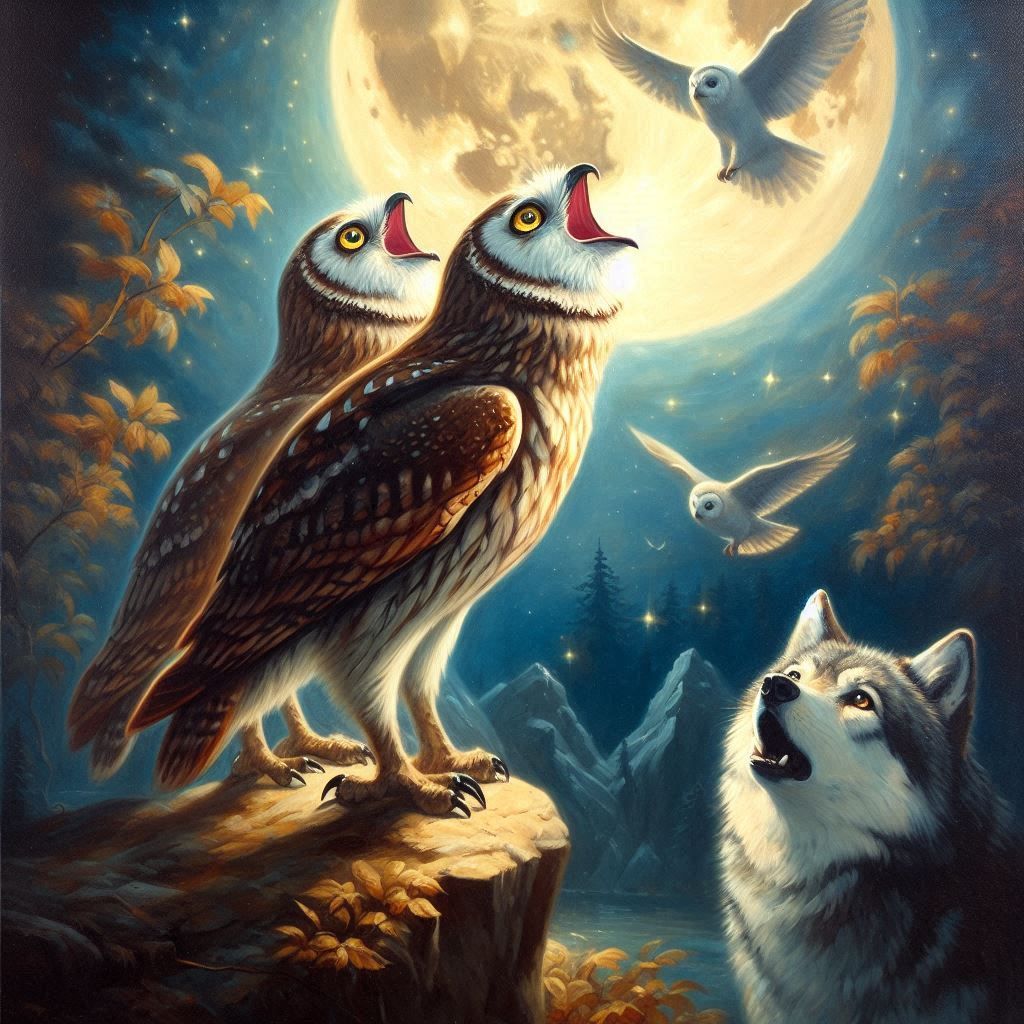 Howl at the moon.