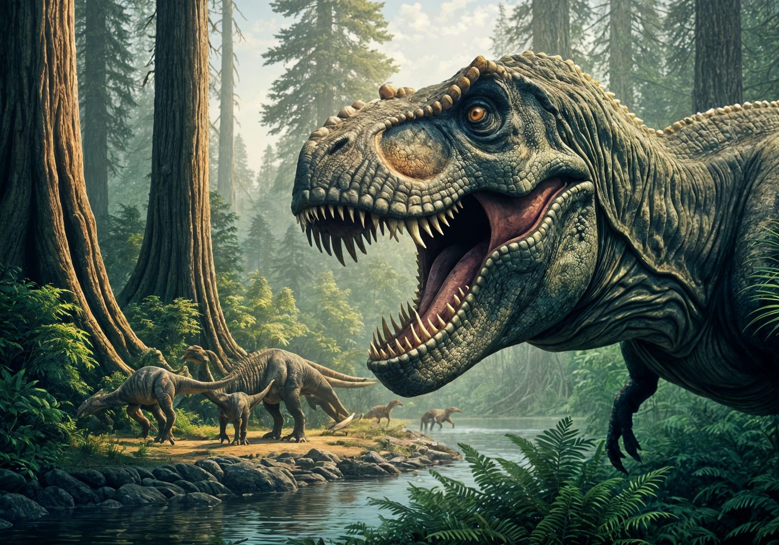 Tyrannosaurus rex.  by @Pigsy