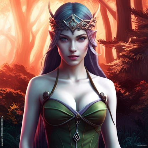 18 year old elf woman - AI Generated Artwork - NightCafe Creator