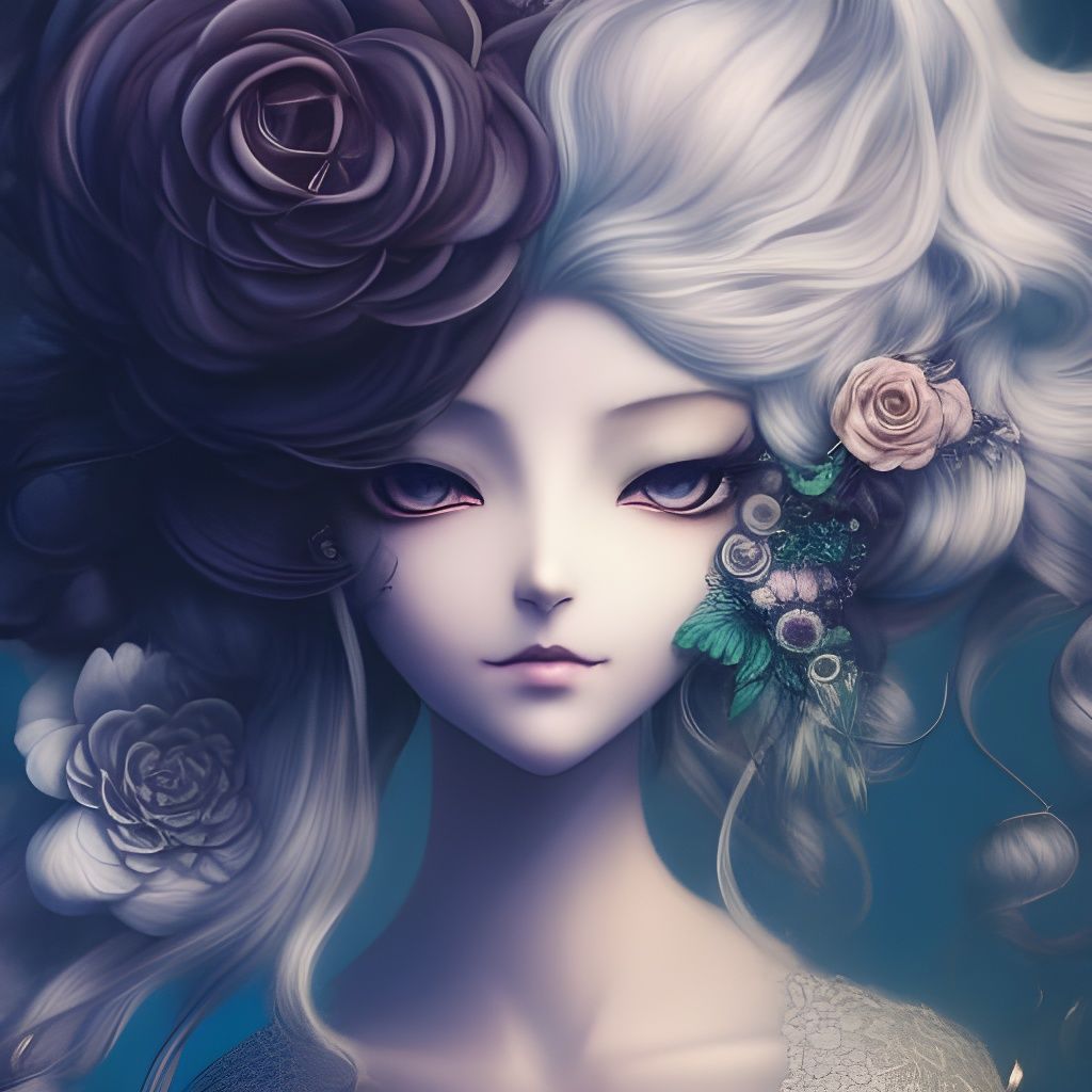AI Art: Saiko, goddess version by @FernBurn | PixAI