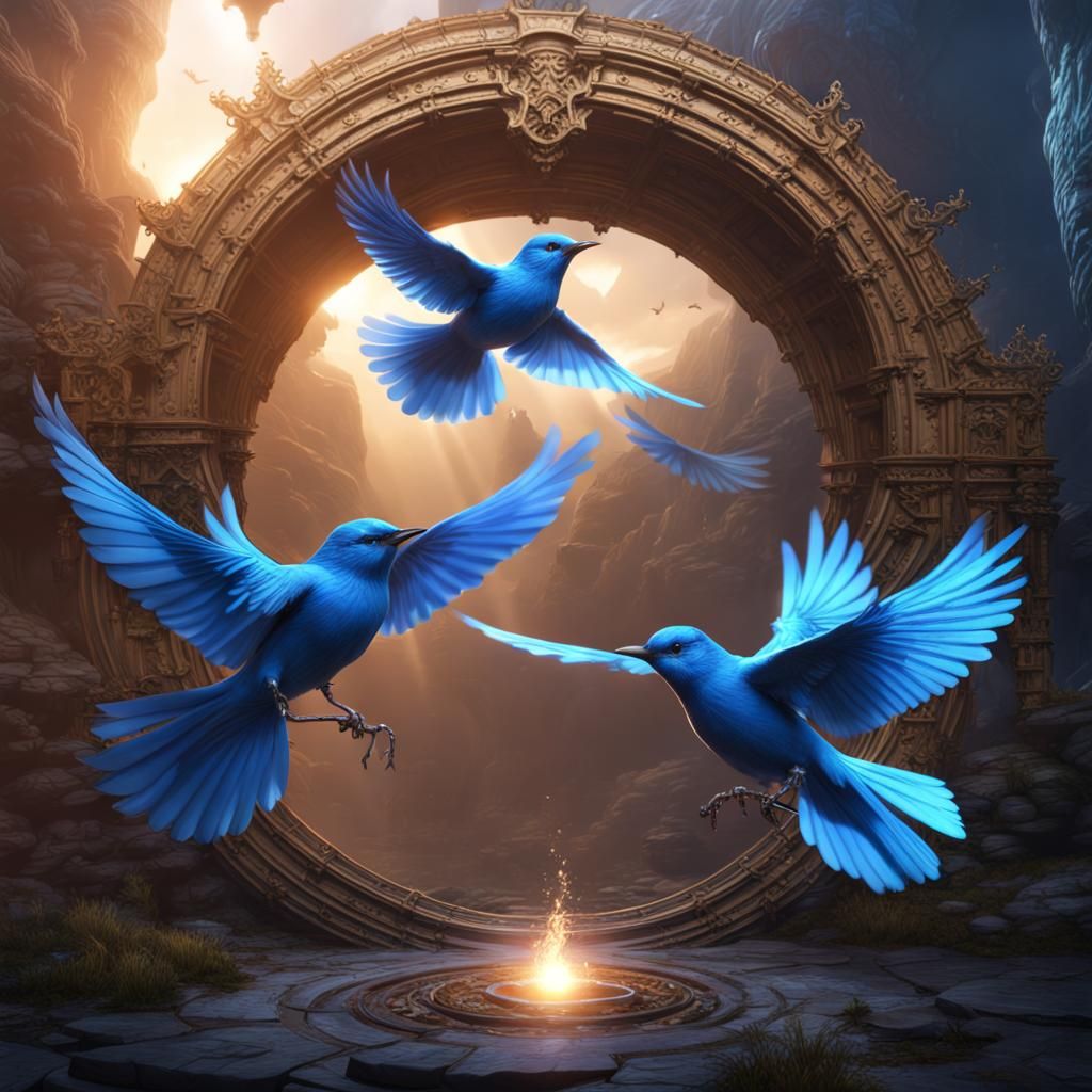 blue birds