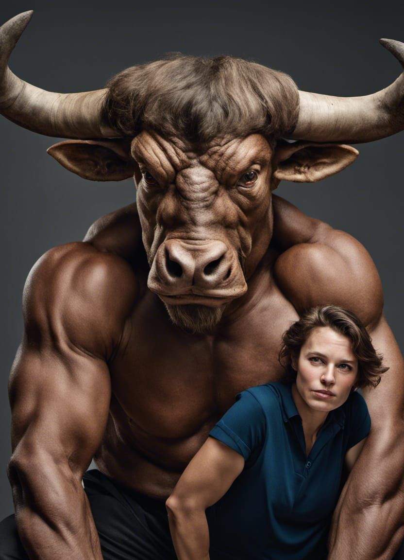 Selfie with a Minotaur