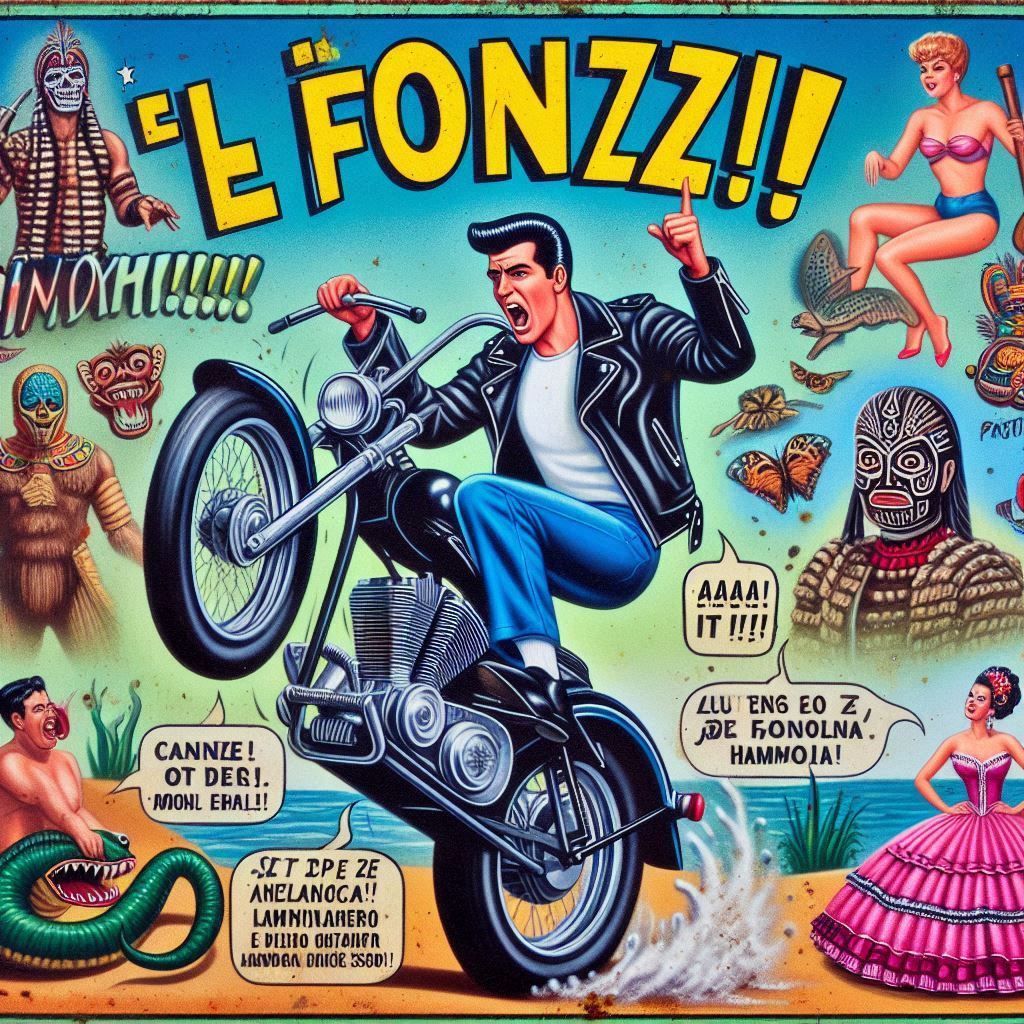 el fonzie salta el tiburón