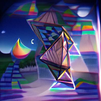 Moonlight geometric prism trip