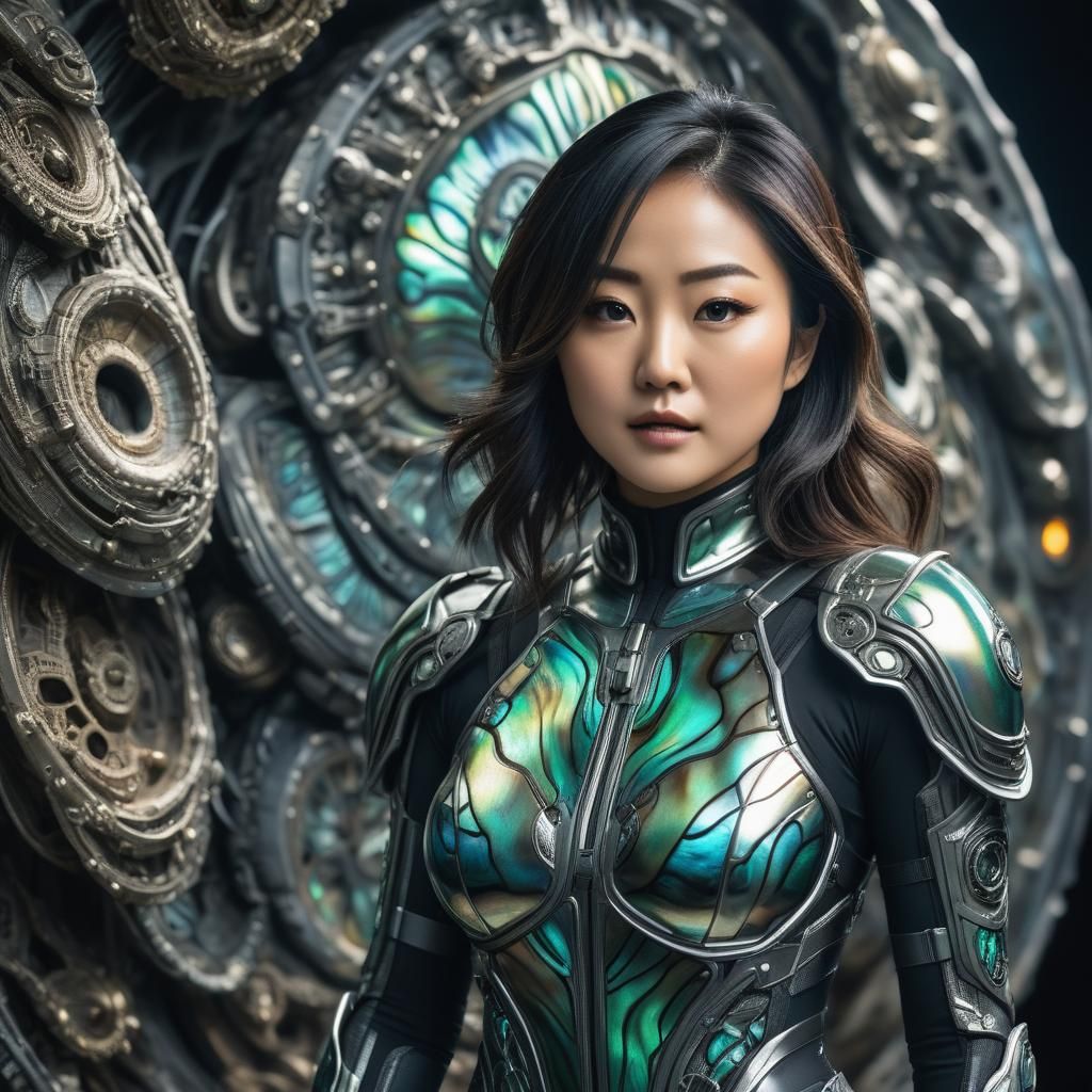 Karen Fukuhara in Abalone Suit