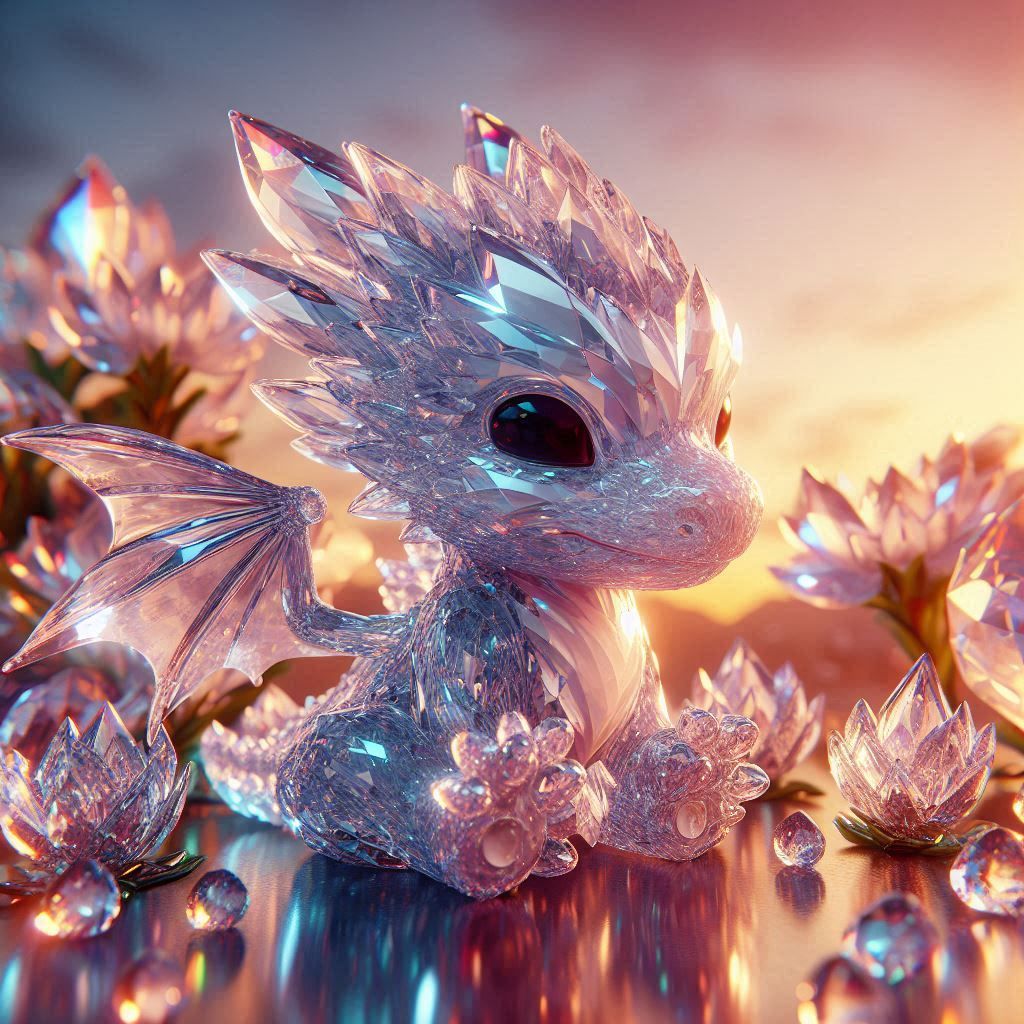 Crystal Baby dragon