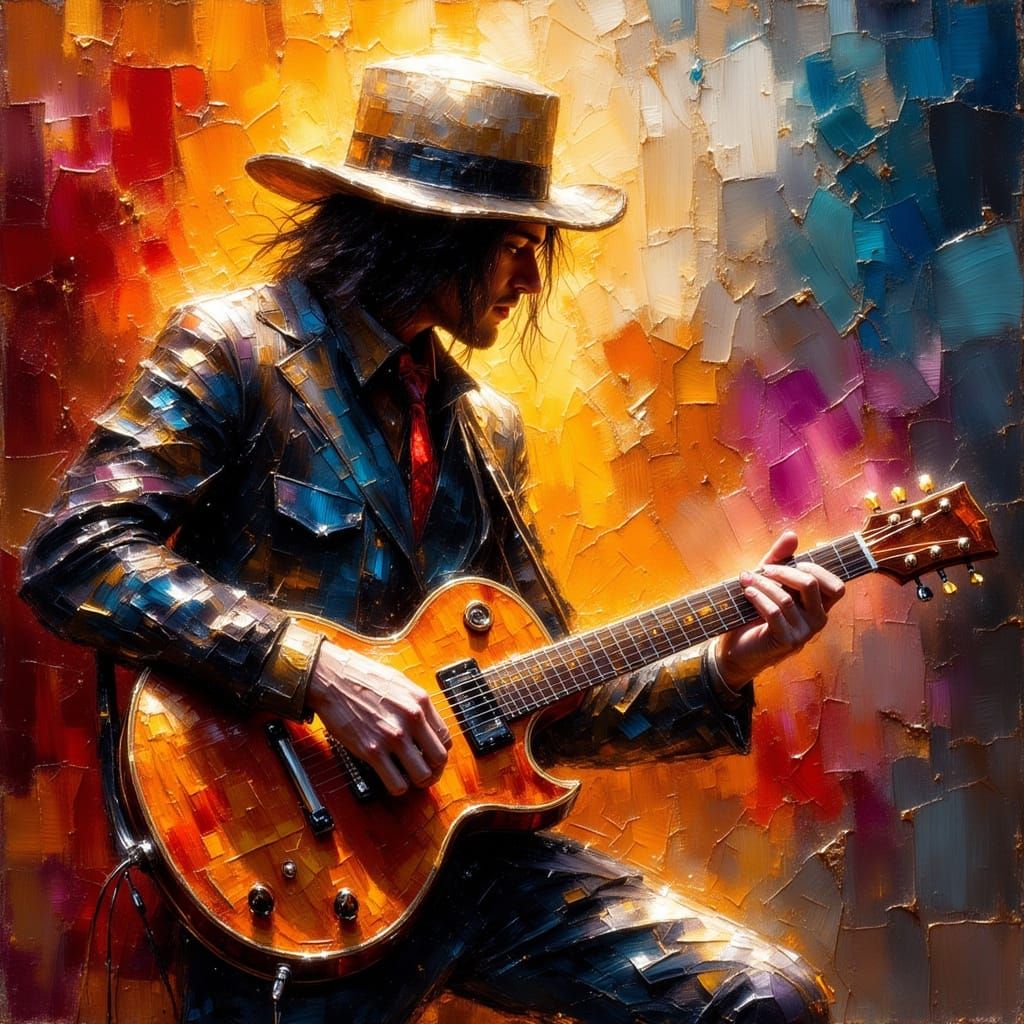 Guitarist dream  by @Dengate Design