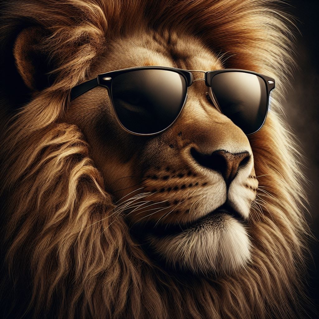 cool lion