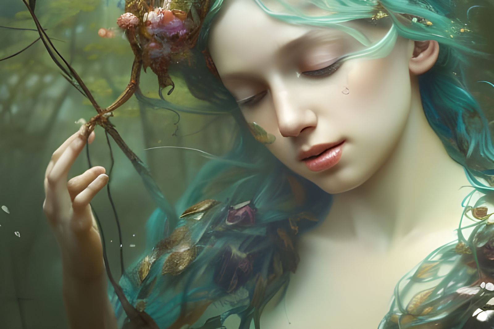 Flower Nymph  by @Fay Rykk