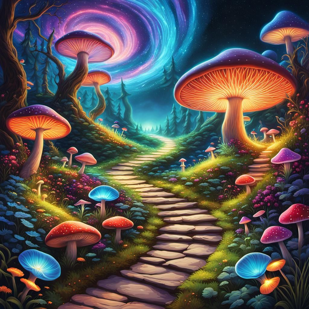 Path to Fantasy Realm   by @Please_follow_me_thank_you