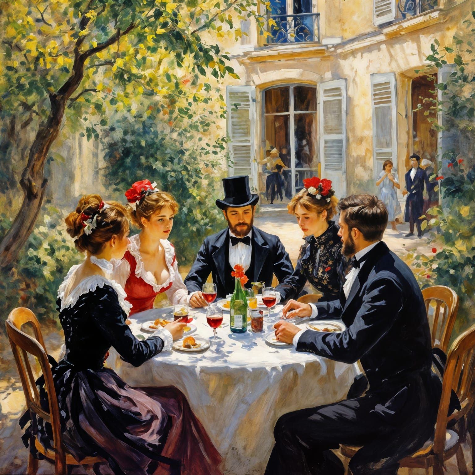 Luncheon in Paris  by @Simon