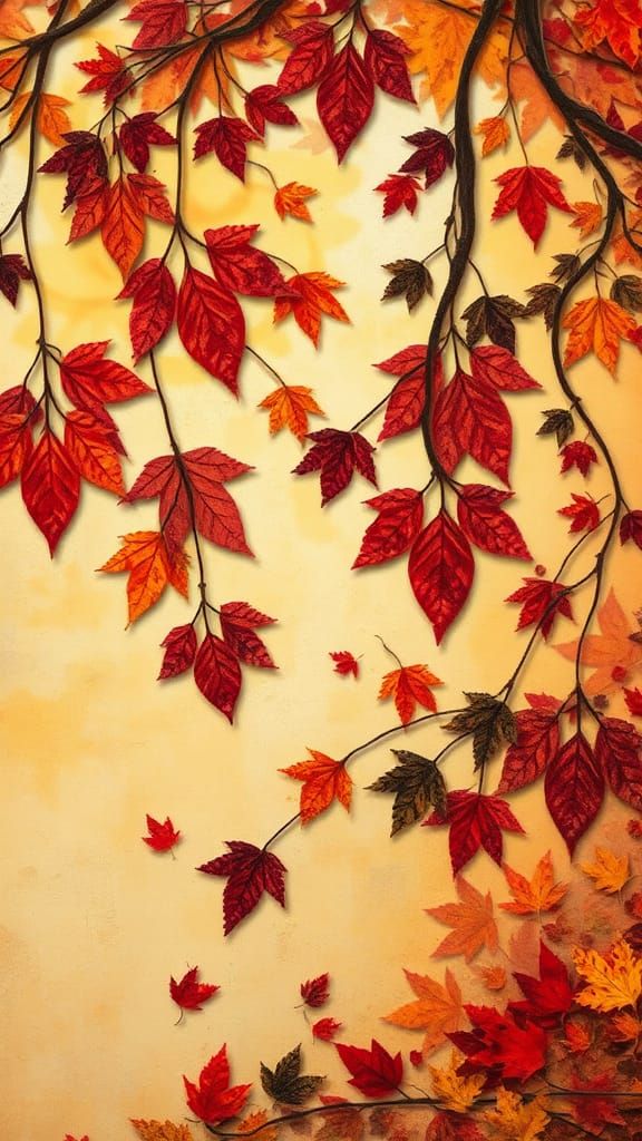 Fall Paper Collage Art