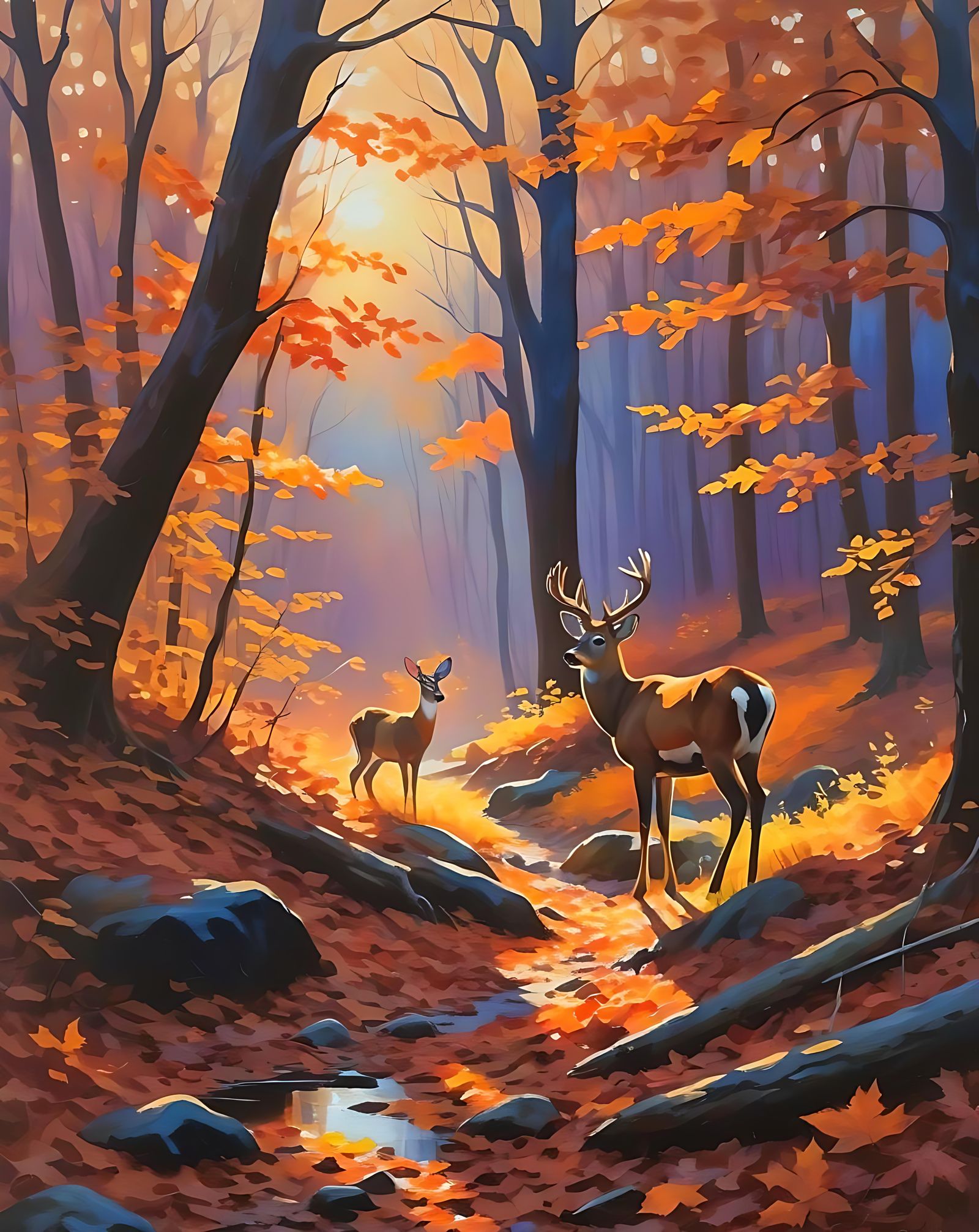 Autumn forest  by @Edana