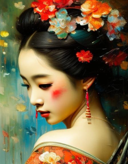 Japanese girl - AI Generated Artwork - NightCafe Creator