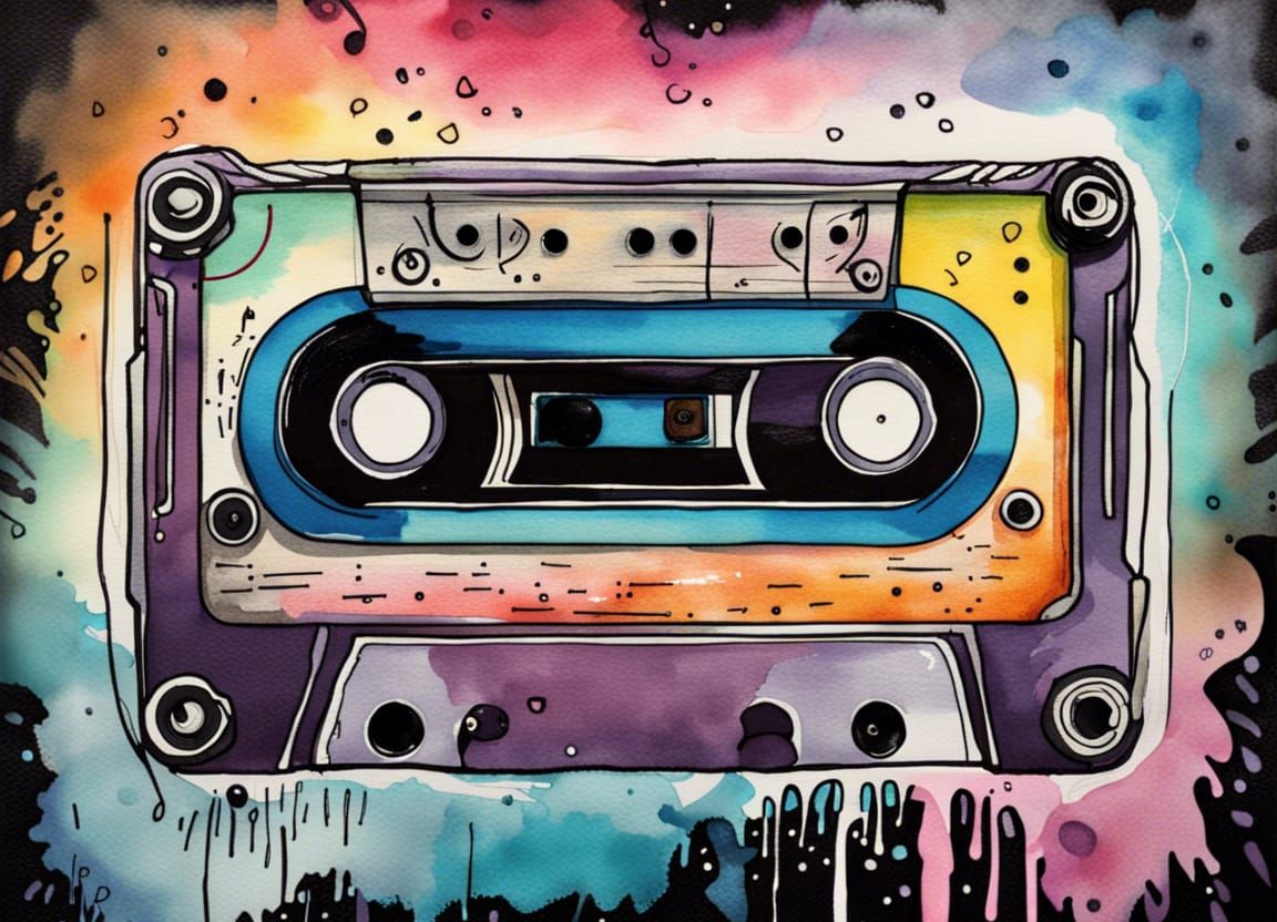 recorded music off the radio in the 80s to send to penpals lol  by @calico