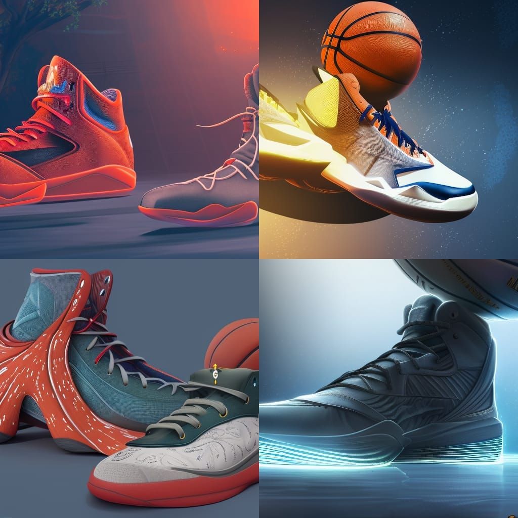 Basketball shoes design AI Generated Artwork NightCafe Creator