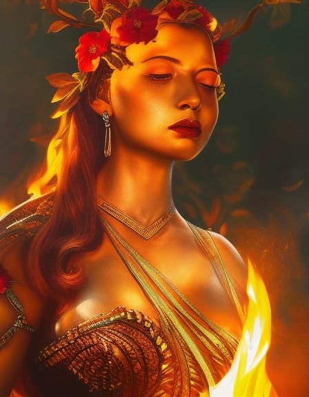 Hawaiian Fire Goddess