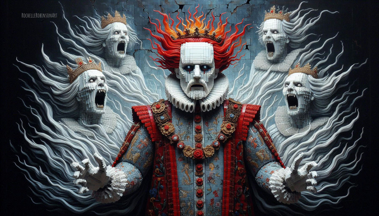 The Haunting of Henry VIII - Lego Art