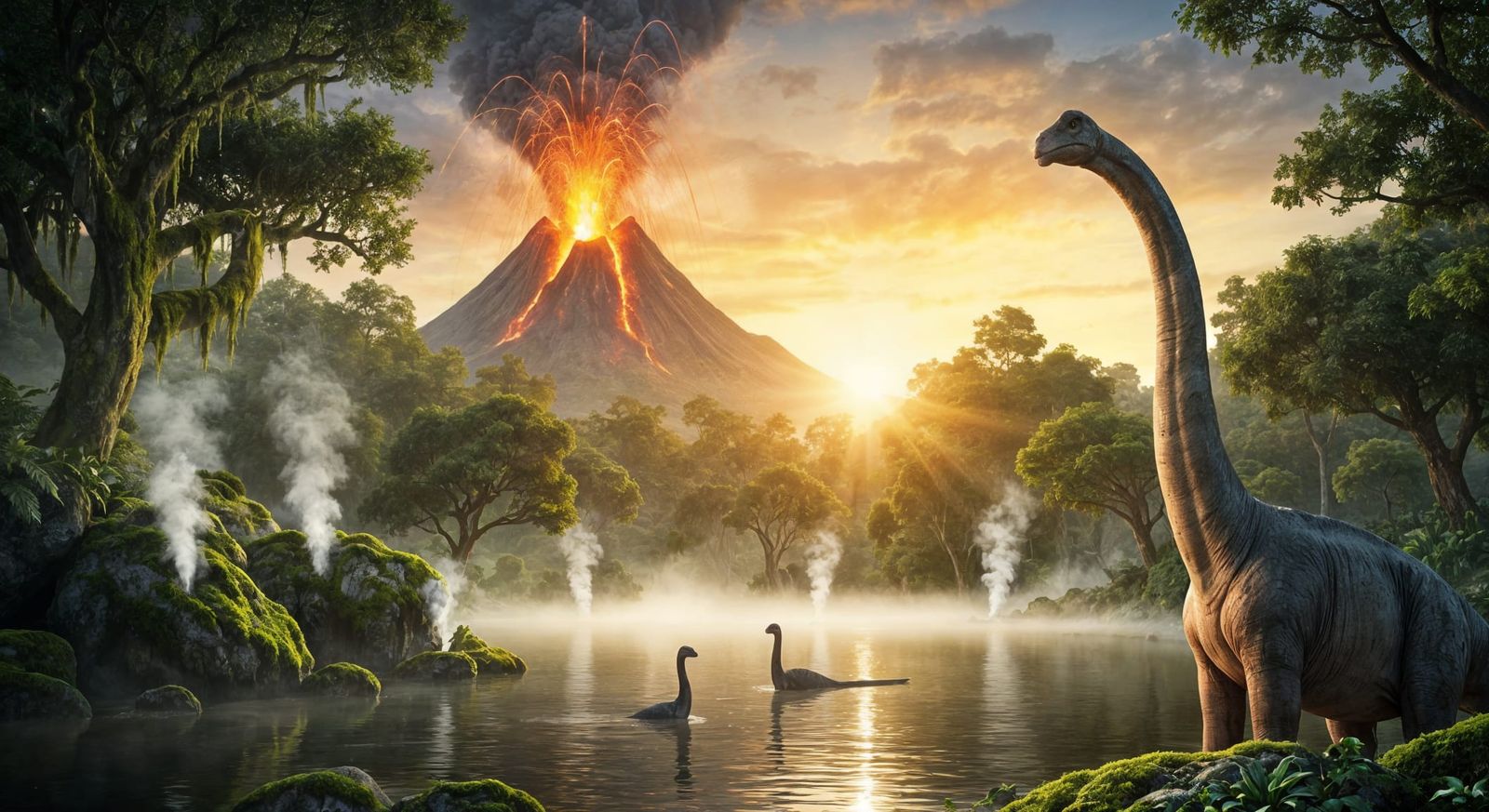 Jurassic morning  by @Superbear