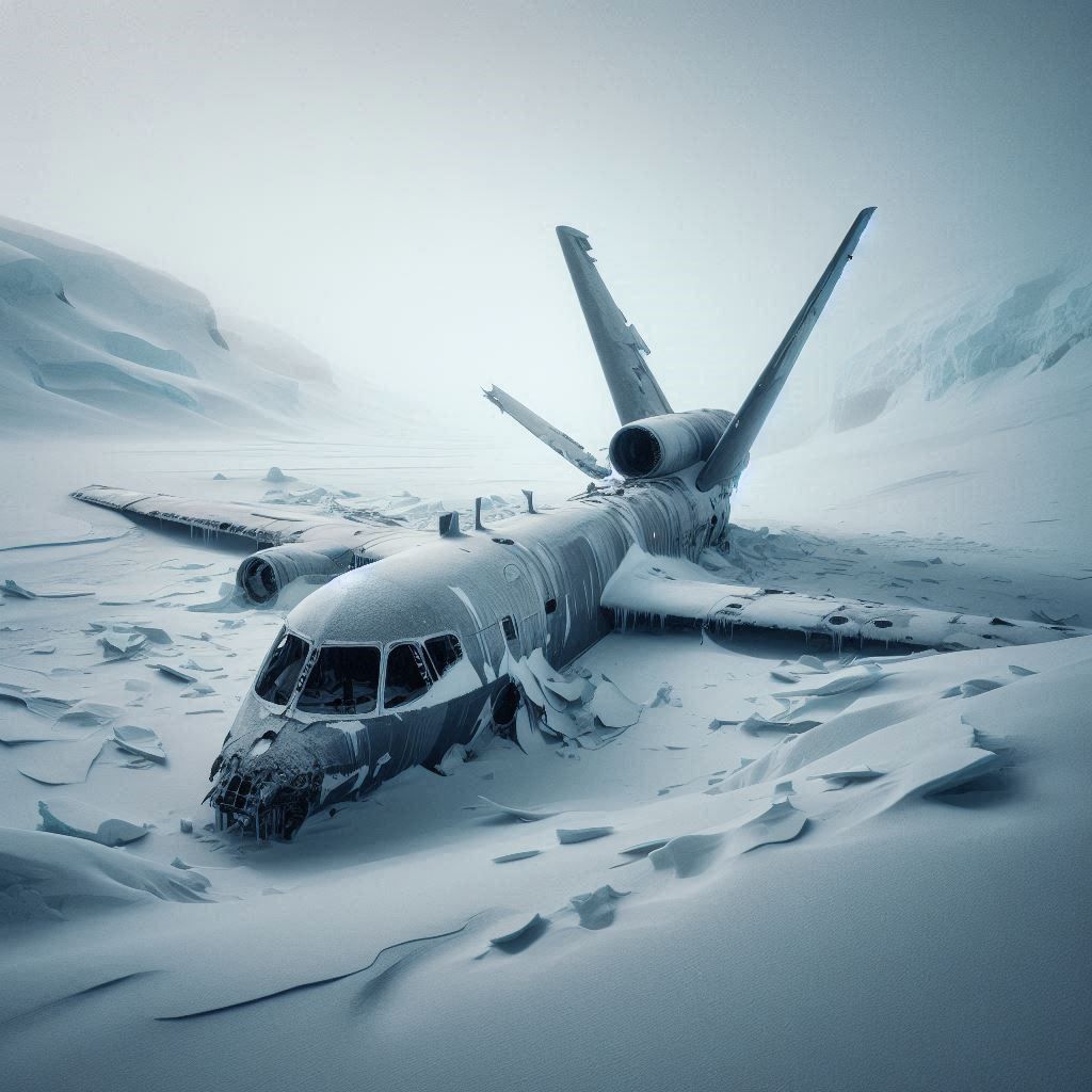 The remains of Pegasus in Antarctica