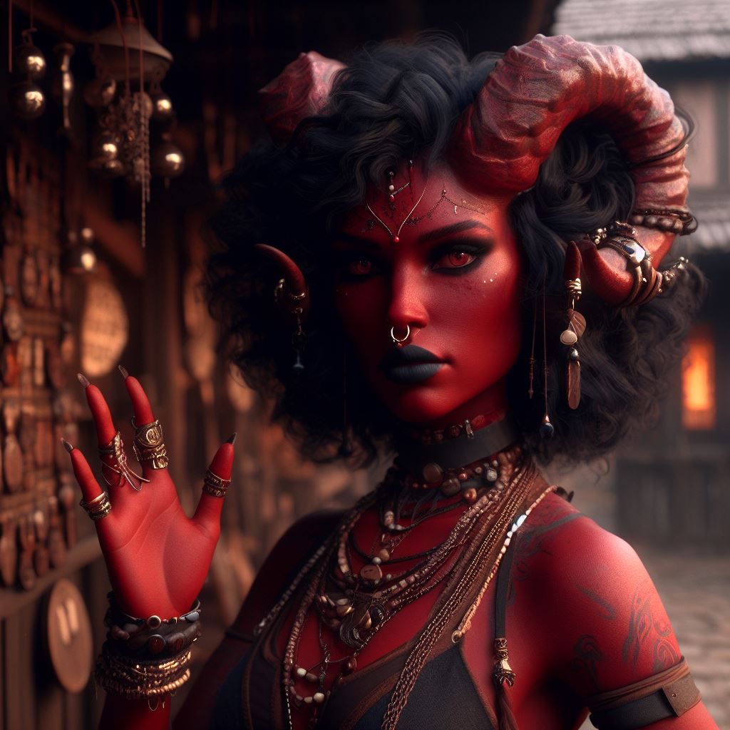 tiefling mystic