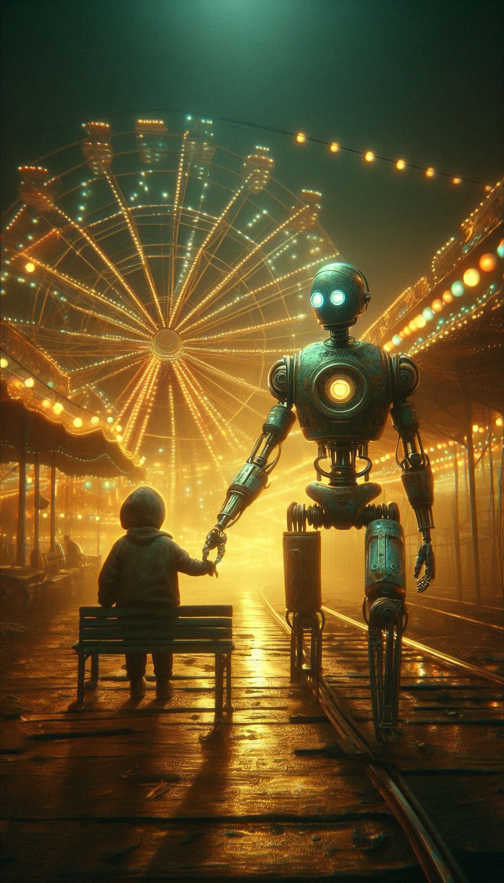 The amusement park you dream of on misty moonlit nights