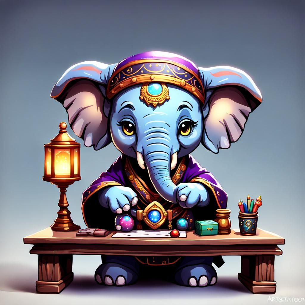 Fortune Teller Elephant