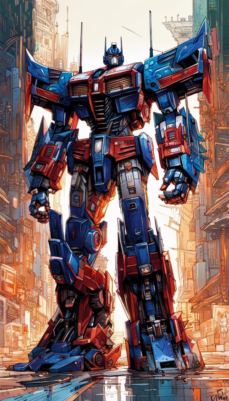 Optimus Prime - AI Generated Artwork - NightCafe Creator