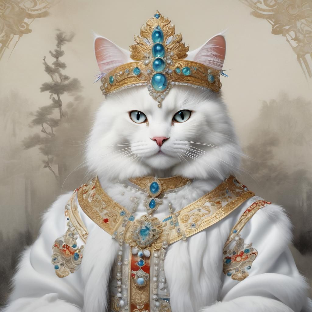 queen cat  by @Angelika