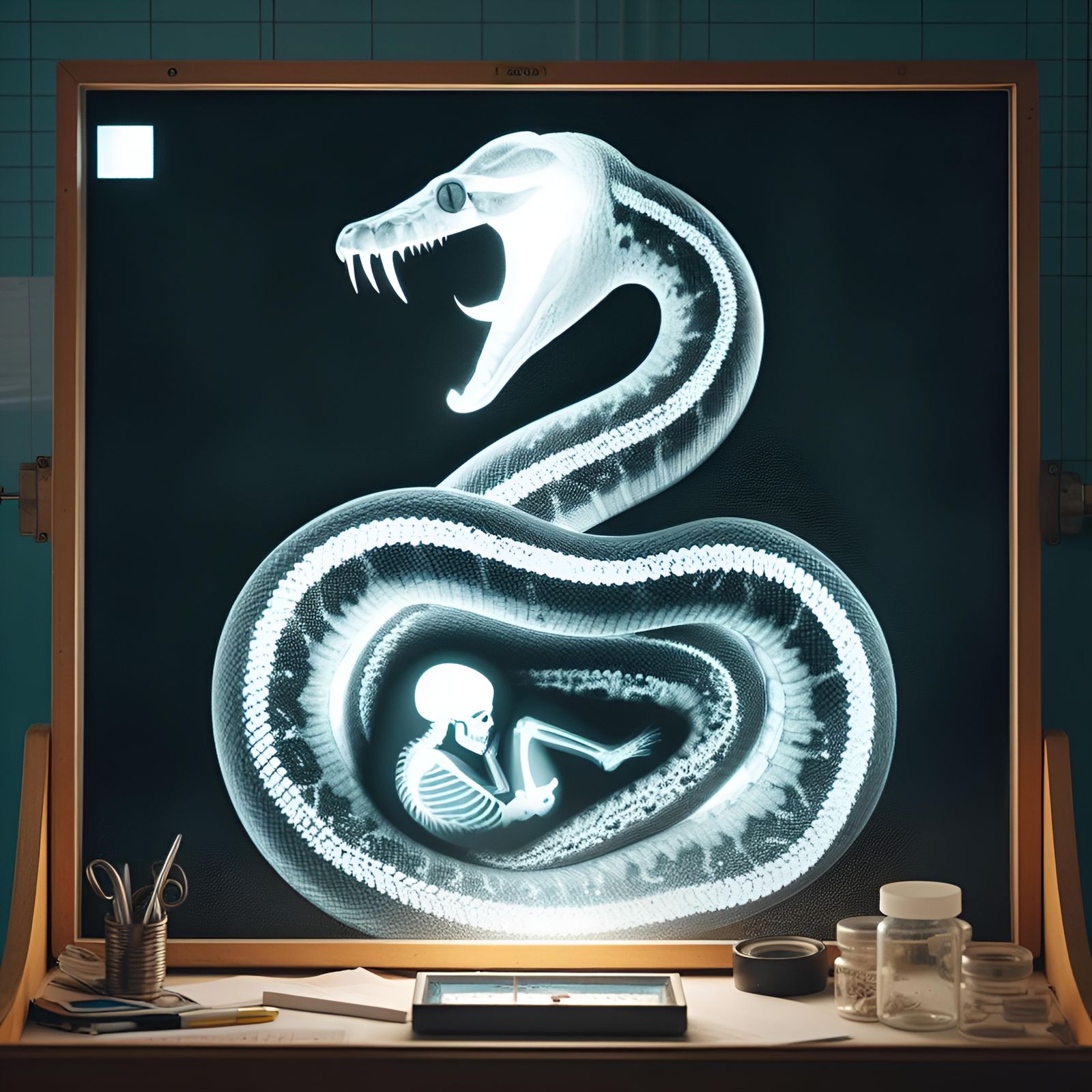 Looks like someone had a tasty snack!