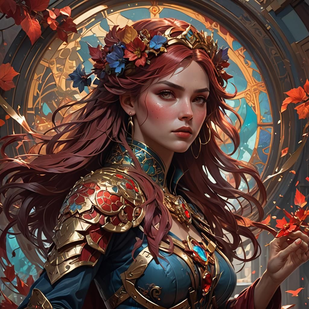 scarlett,8k resolution concept art by Greg Rutkowski