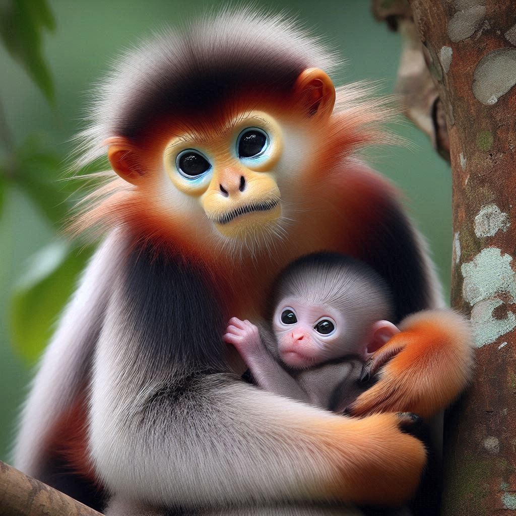Red-shanked Douc Langur