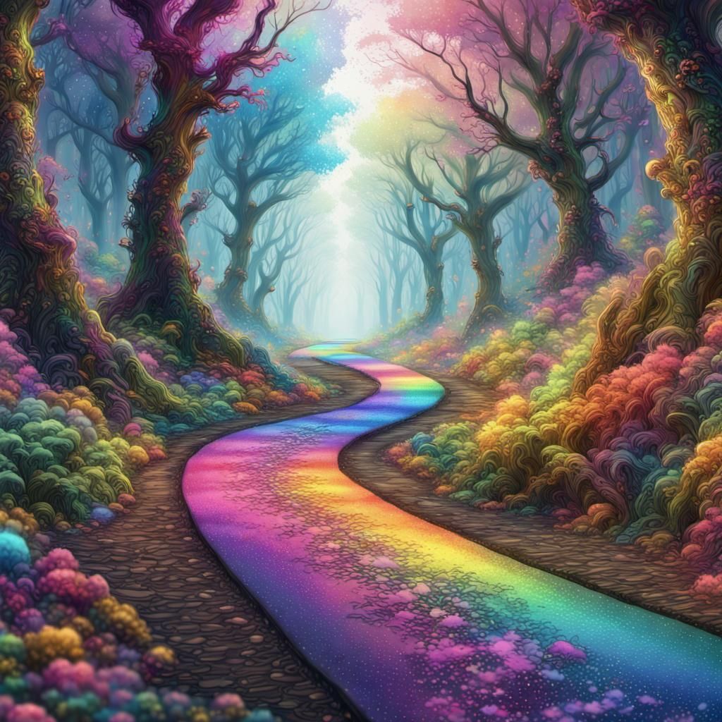 Somewhere Over the Rainbow - AI Generated Artwork - NightCafe Creator