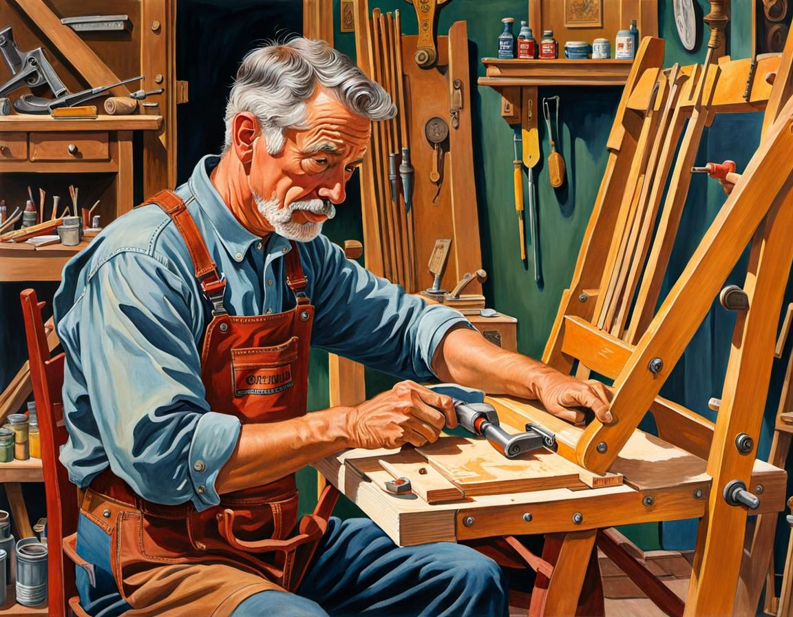 Skillful Carpenter at Work  by @Strigoi77