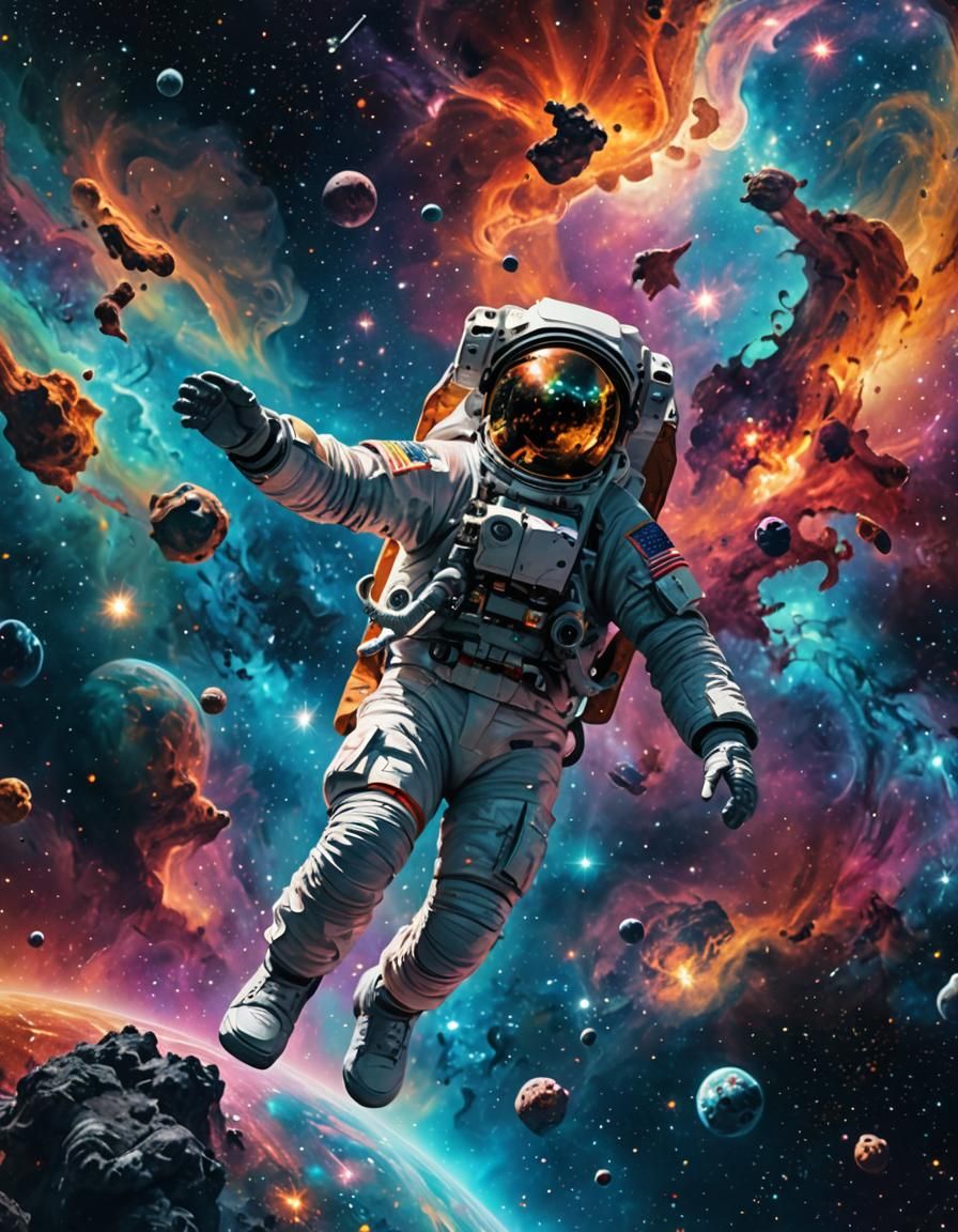 Lost in Space   by @AdvanceBegginerAIGenerator