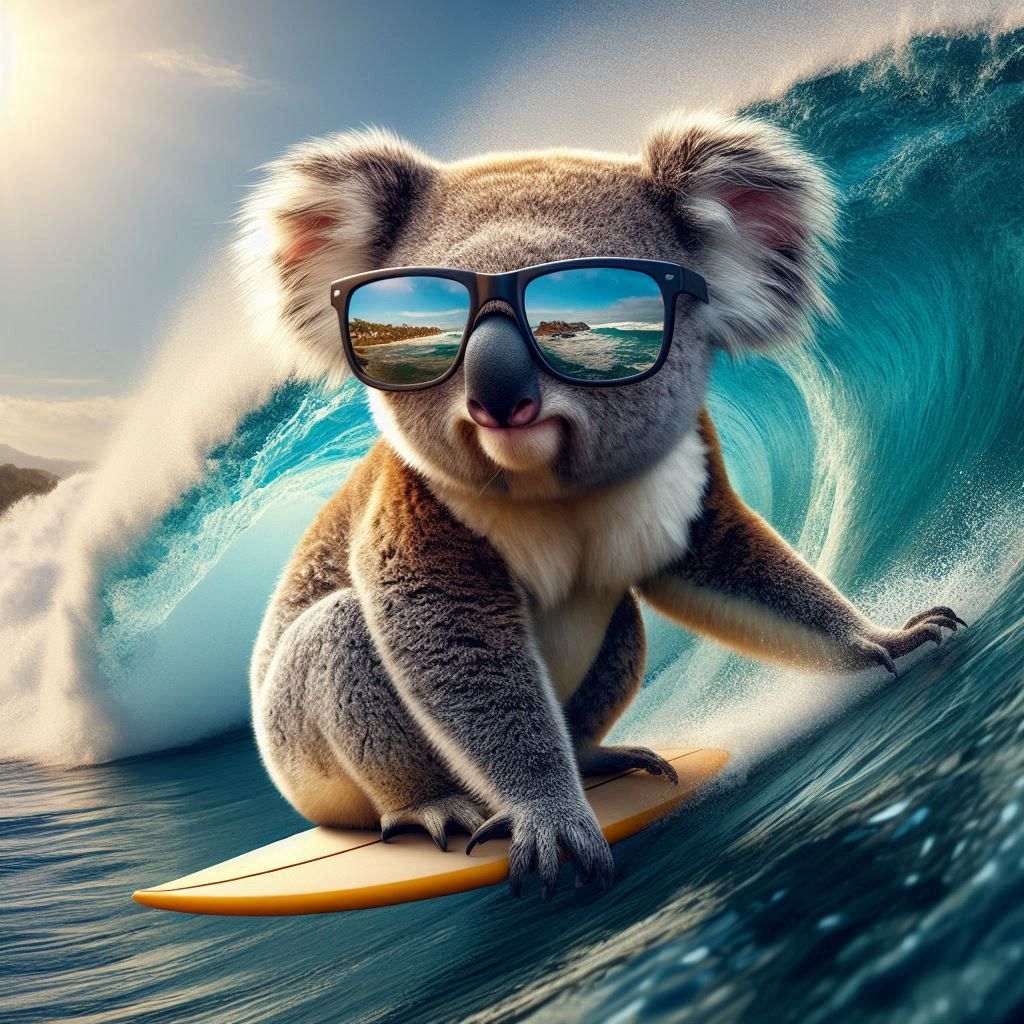 Surfer Koala