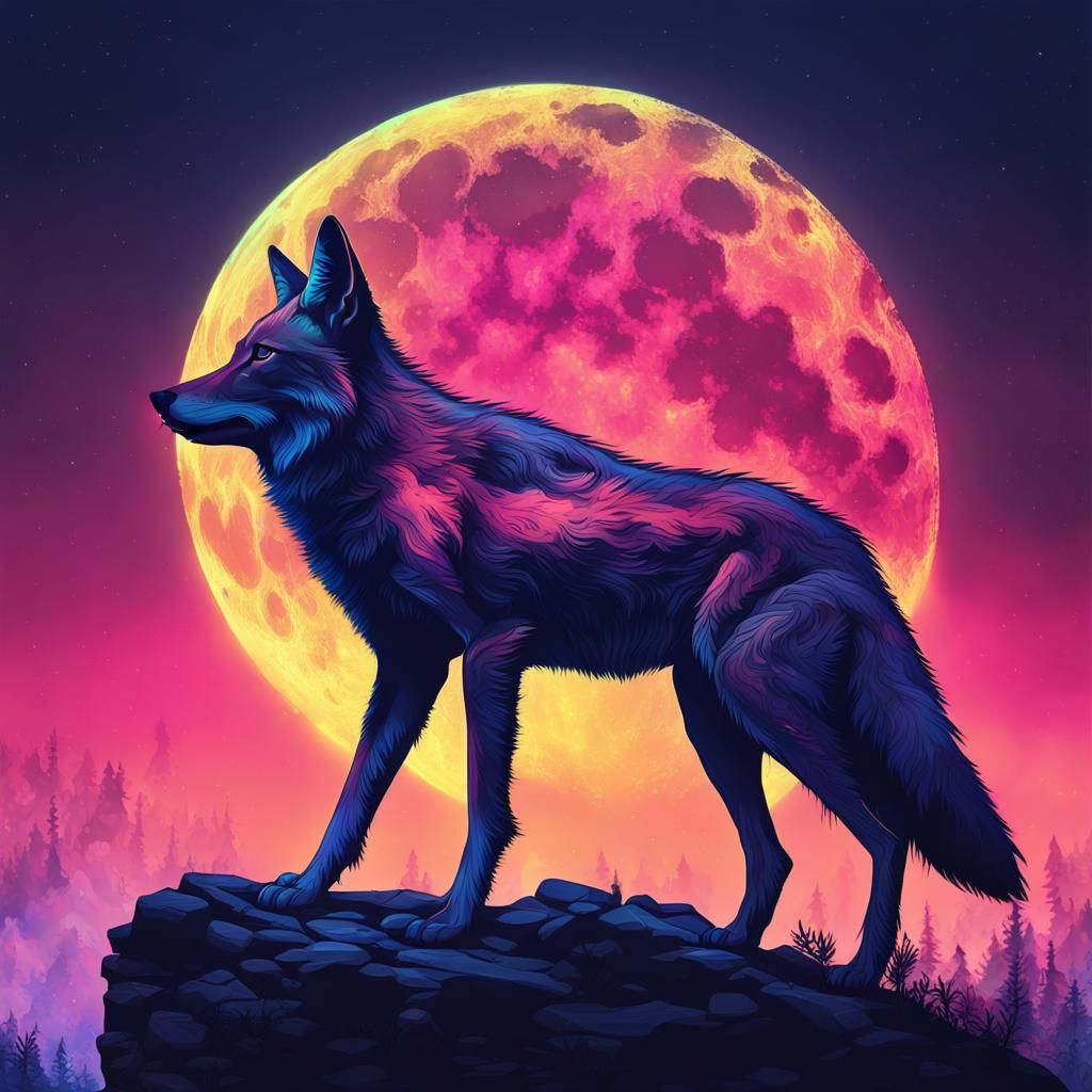 Coyote Wild - AI Generated Artwork - NightCafe Creator