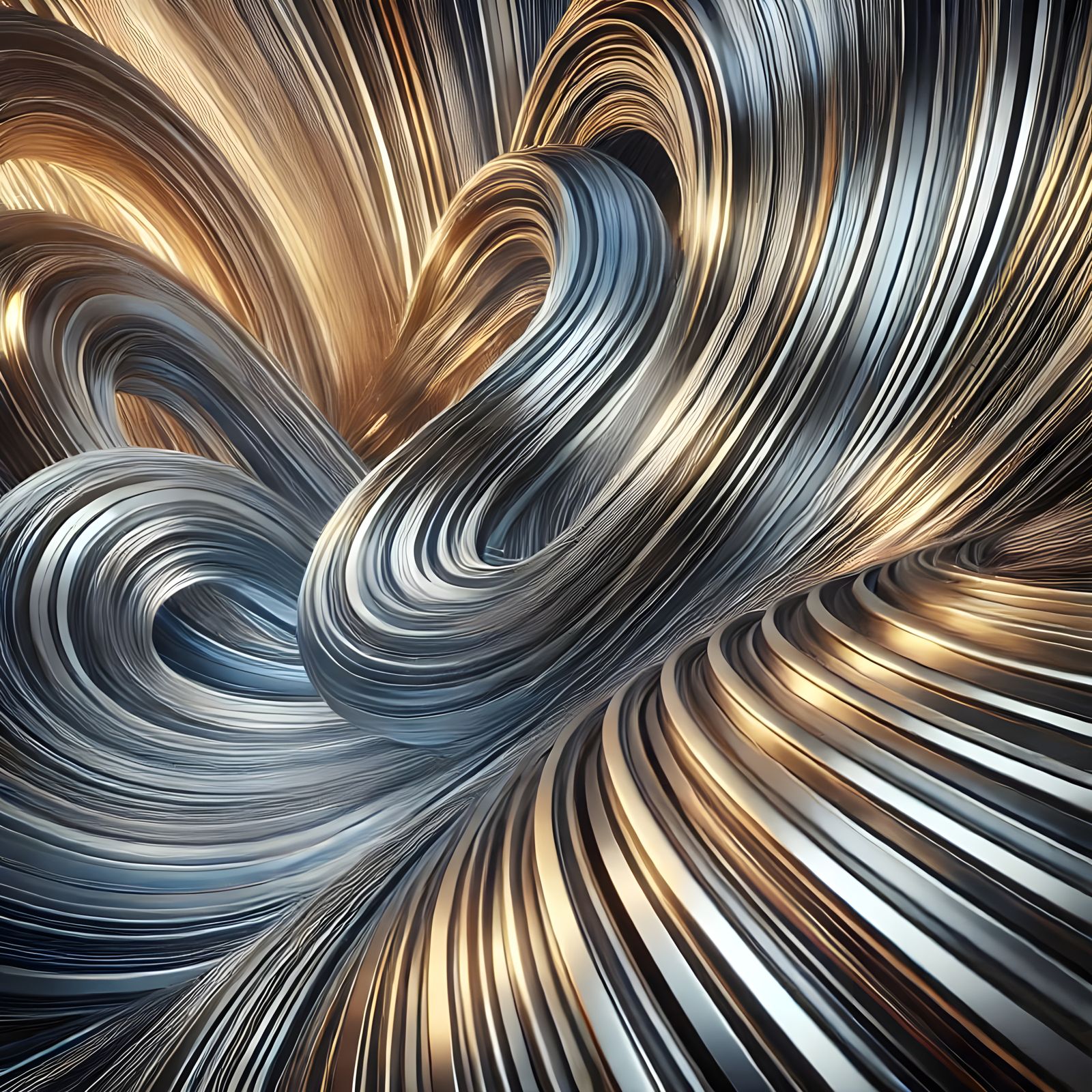 Sweeping Metallic curves