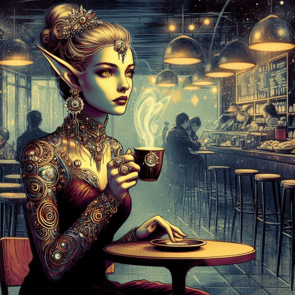 Coffee for the elven princess
