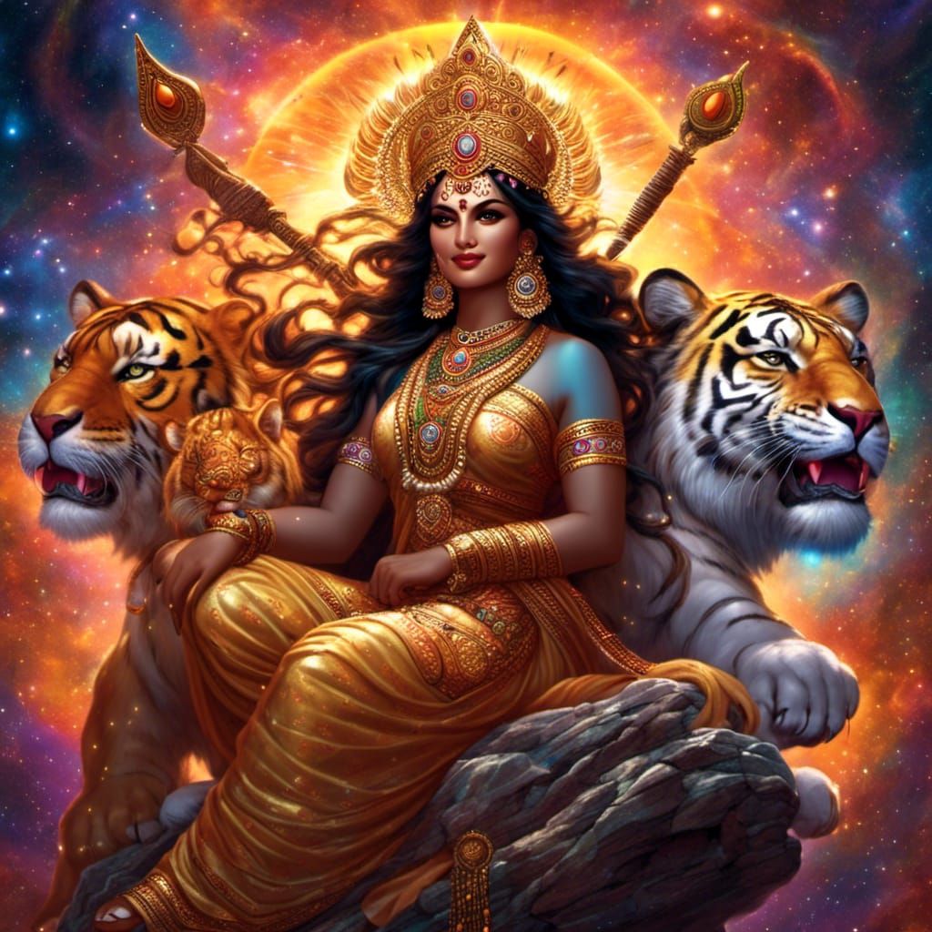 Warrior goddess Durga