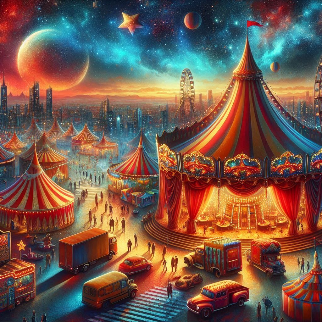 The circus has come to town!  by @Lonthany