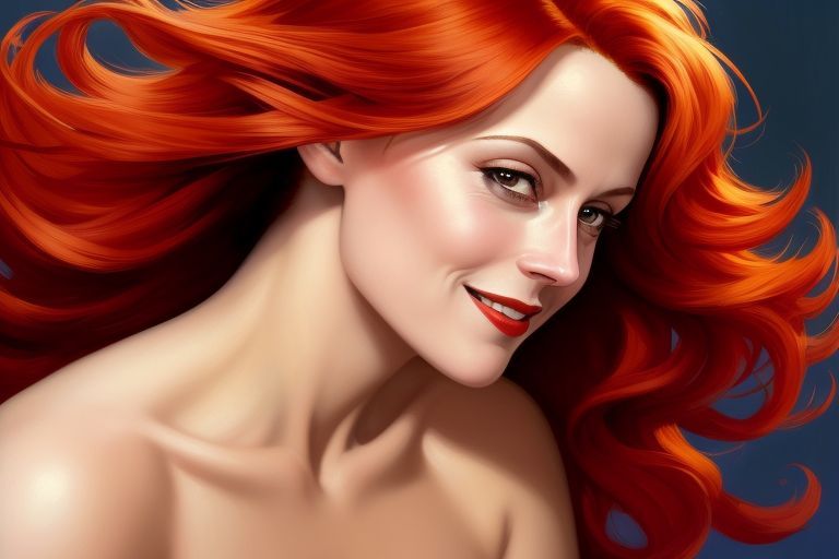 red hair portraits