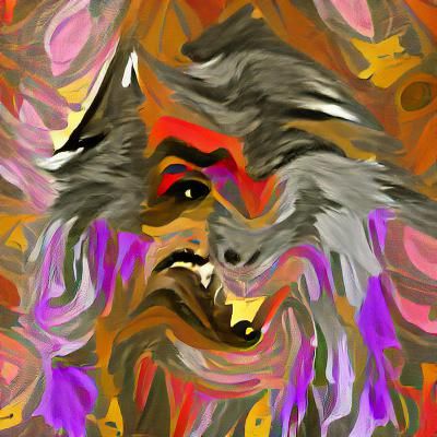 abstract werewolf
