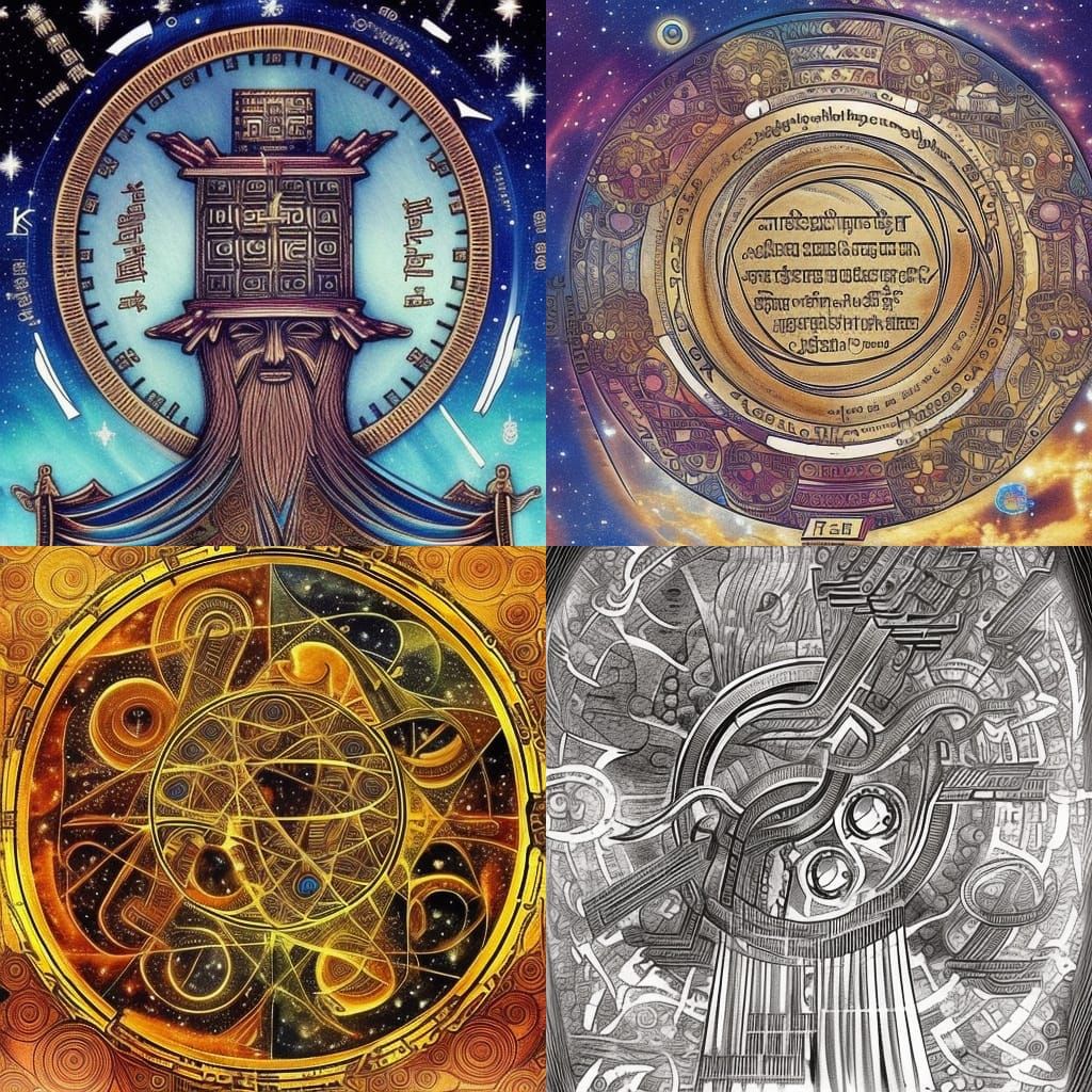 ancient knowledge text expressing the secrets of time space ...