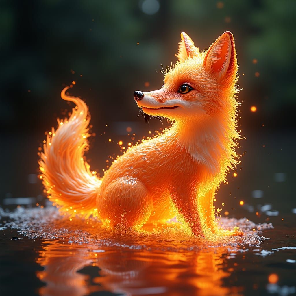 Water Fox Fantasy Art
